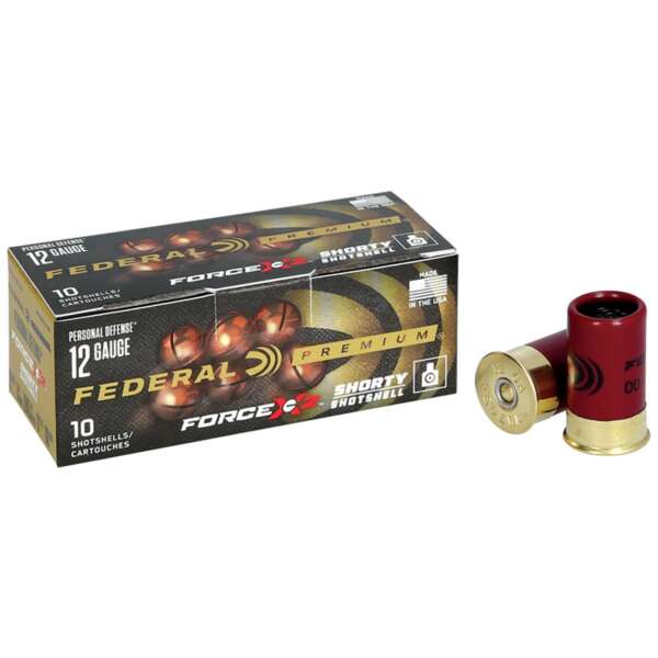 FEDERAL - PERSONAL DEFENSE FORCE X2 SHORTY 12 GAUGE SHOTGUN AMMO