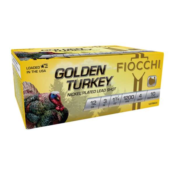 FIOCCHI AMMUNITION - GOLDEN TURKEY 12 GAUGE SHOTGUN AMMO