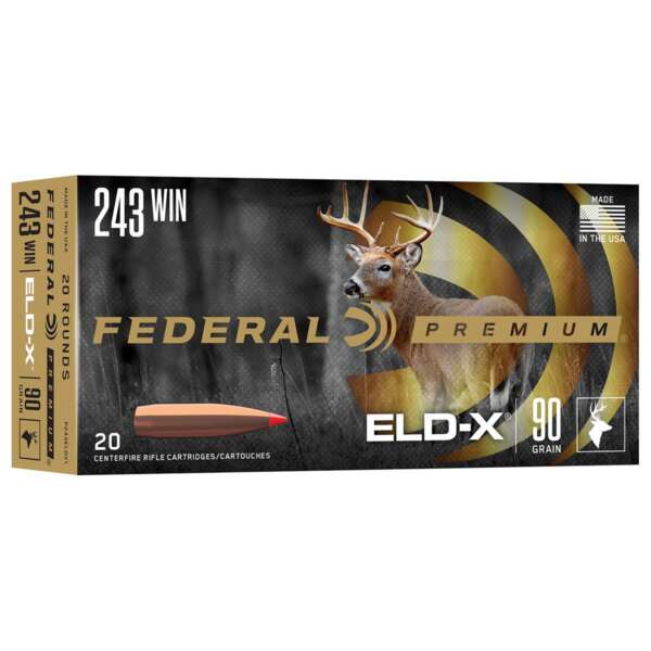 FEDERAL - PREMIUM BIG GAME 243 WINCHESTER RIFLE AMMO