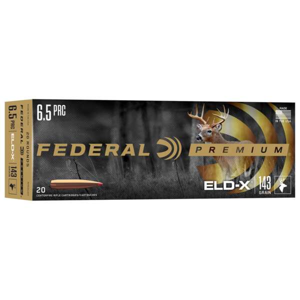 FEDERAL - PREMIUM BIG GAME 6.5 PRC RIFLE AMMO