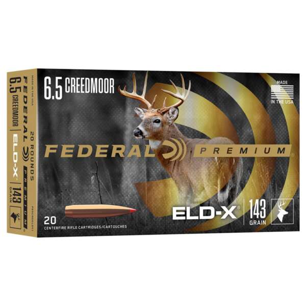 FEDERAL - PREMIUM BIG GAME 6.5 CREEDMOOR RIFLE AMMO