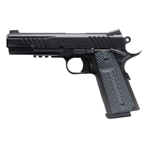 SAVAGE ARMS - 1911 GOVERNMENT STYLE WITH RAIL 45 ACP SEMI-AUTO HANDGUN