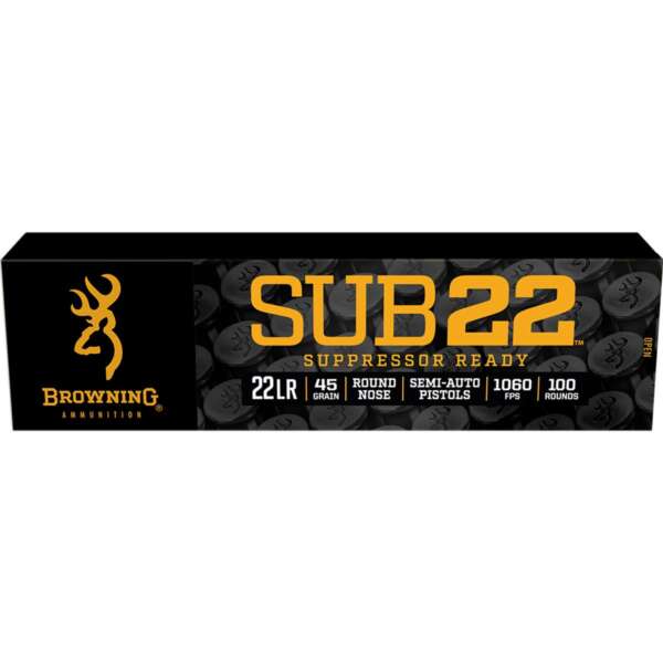 BROWNING AMMUNITION - SUB-22 22 LONG RIFLE RIMFIRE AMMO