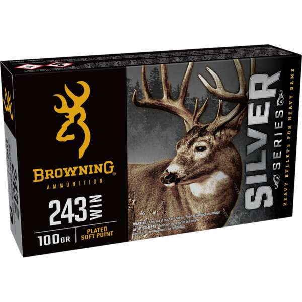 BROWNING AMMUNITION - SILVER SERIES 243 WINCHESTER RIFLE AMMO