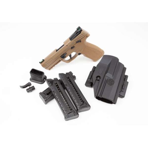 SIG SAUER, INC. - P322 COYOTE 22 LONG RIFLE SEMI-AUTO HANDGUN TACPAC