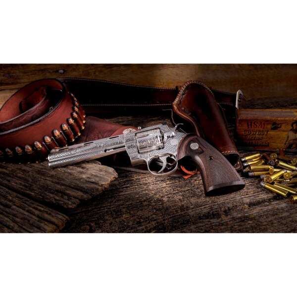 COLT - SPECIAL EDITION ENGRAVED PYTHON 357 MAGNUM/38SPECIAL REVOLVER