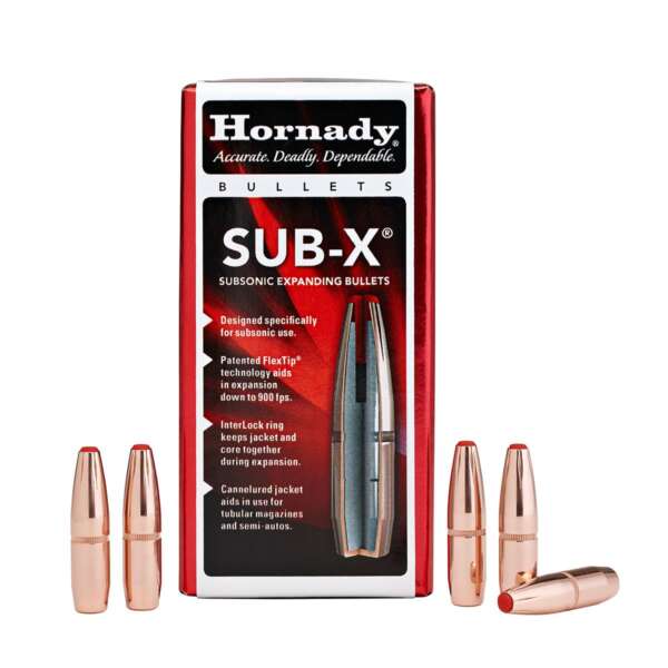 HORNADY - SUB-X 7.62X39MM (0.3115") RIFLE BULLETS