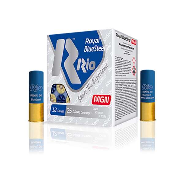 RIO OUTDOORS CORP. - ROYAL BLUESTEEL MGN 12 GAUGE SHOTGUN AMMO