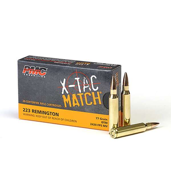 PMC AMMUNITION, INC. - X-TAC MATCH 223 REMINGTON RIFLE AMMO