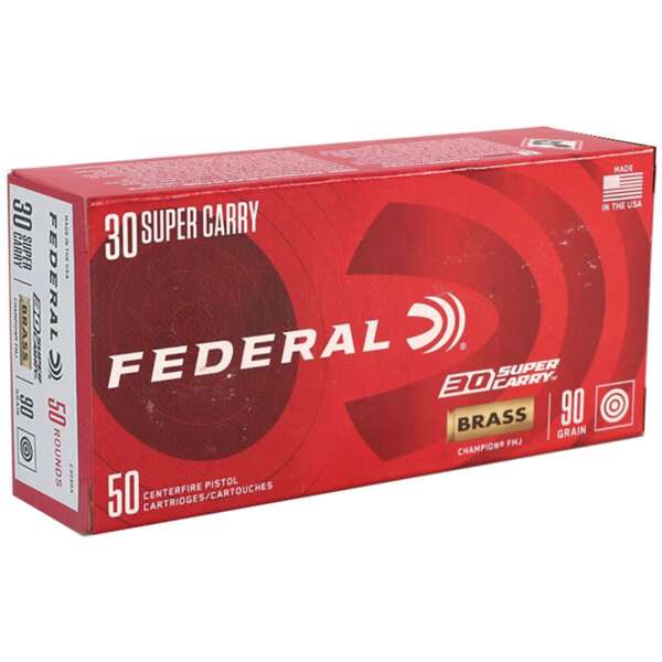 FEDERAL - CHAMPION TARGET 30 SUPER CARRY HANDGUN AMMO