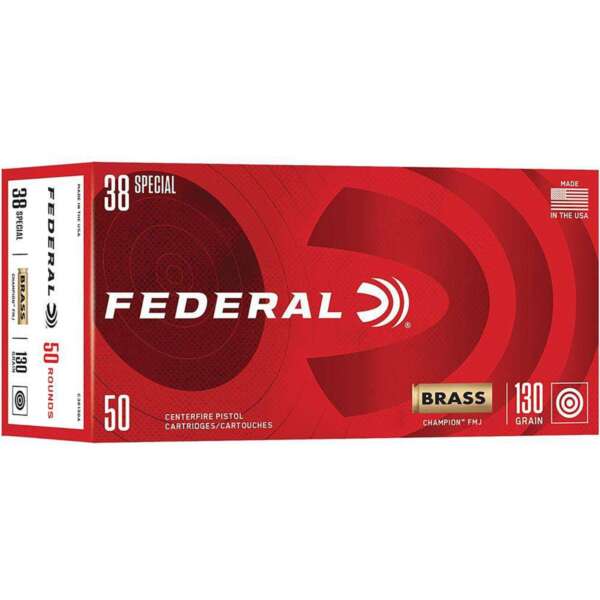 FEDERAL - CHAMPION TARGET 38 SPECIAL HANDGUN AMMO