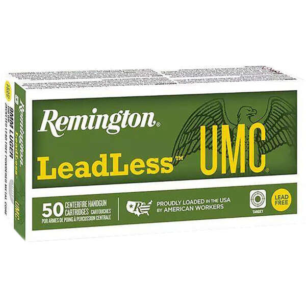 REMINGTON - UMC LEADFREE 9MM LUGER HANDGUN AMMO