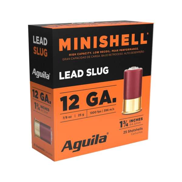 AGUILA - MINISHELL SLUG 1-3/4" 12GA AMMO