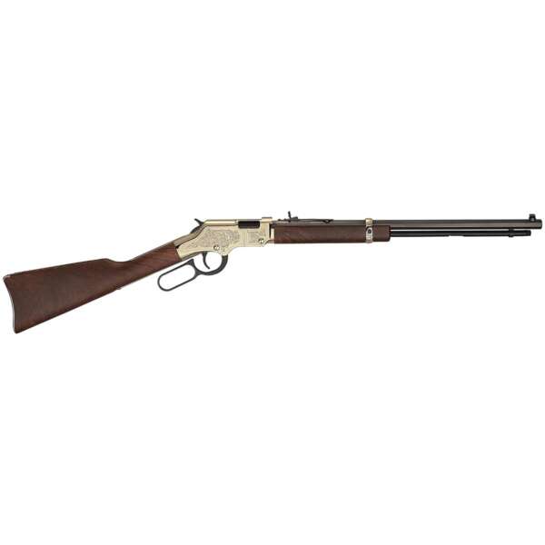 HENRY REPEATING ARMS - GOLDEN BOY DELUXE ENGRAVED 4TH EDITION 17 HMR LEVER ACTION RIFLE