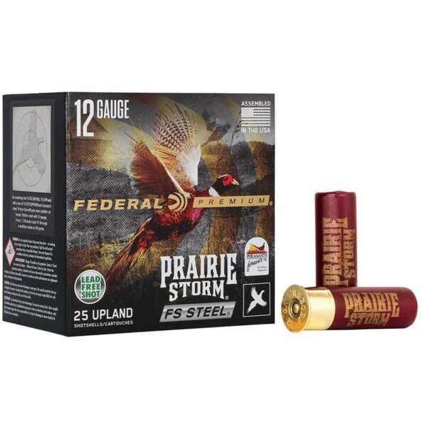 FEDERAL - PRAIRIE STORM FS STEEL 12 GAUGE SHOTGUN AMMO