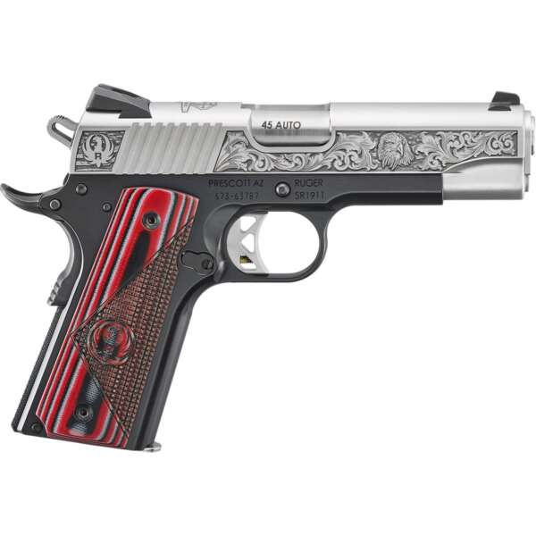 RUGER - SR1911 STREET ED. LT. COMMANDER-STYLE 45 ACP SEMI-AUTO HANDGUN