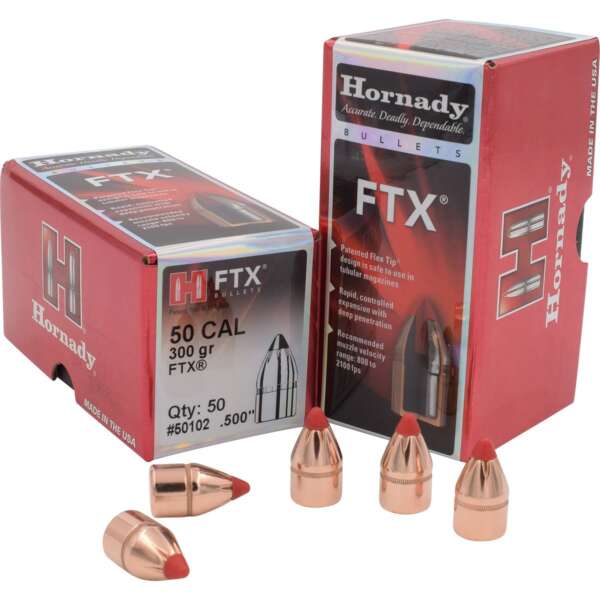 HORNADY - FTX® .50 CALIBER (0.500") PISTOL BULLETS