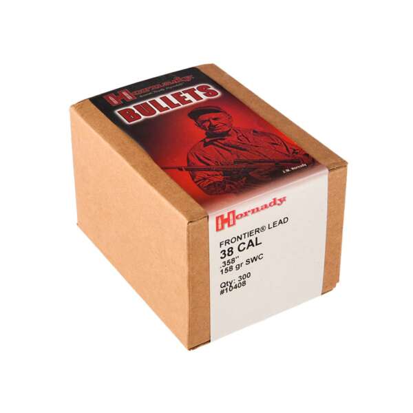 HORNADY - LEAD .38 CALIBER (.358") SEMI-WADCUTTER HANDGUN BULLETS