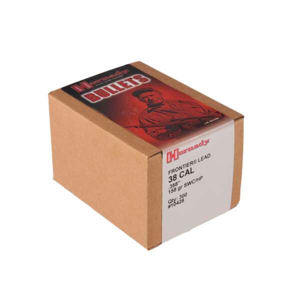 HORNADY - LEAD .38 CAL (.358") SEMI-WADCUTTER HOLLOW POINT HANDGUN BULLETS