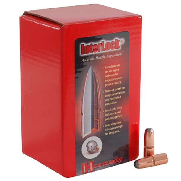 HORNADY - INTERLOCK® 45 CALIBER (0.458") RIFLE BULLETS