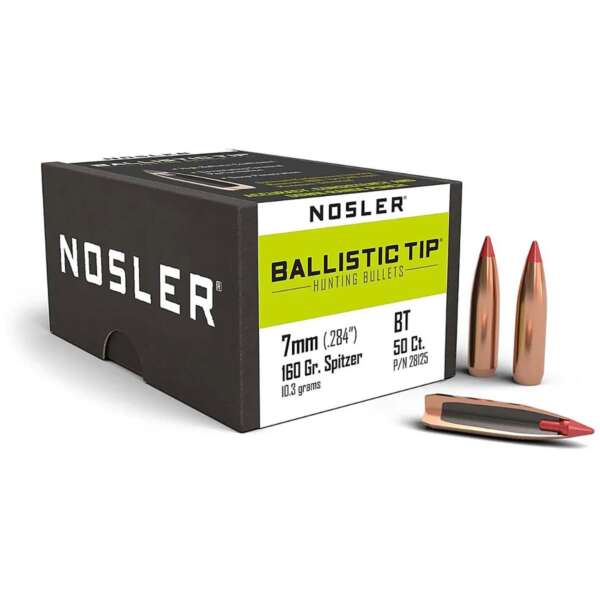 NOSLER, INC. - NOSLER 7MM 160 GRAIN BALLISTIC TIP BULLET