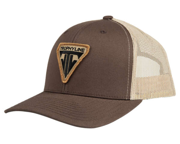 BROWN/KHAKI PATCH HAT