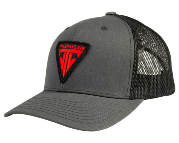 CHARCOAL/BLACK PATCH HAT