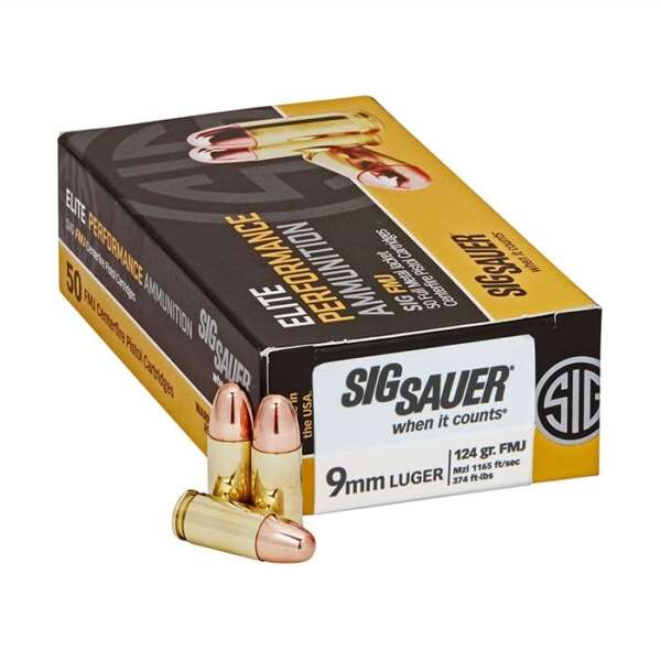 SIG SAUER, INC. - ELITE BALL 9MM LUGER AMMO