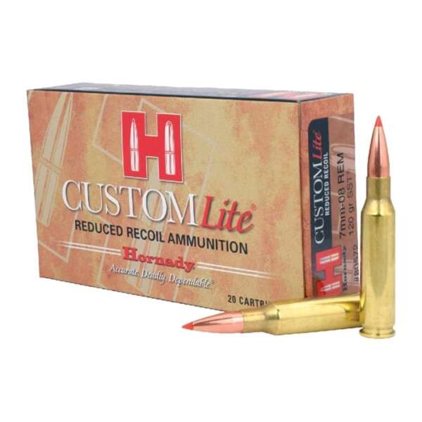 HORNADY - CUSTOM LITE 7MM-08 REMINGTON SST AMMO