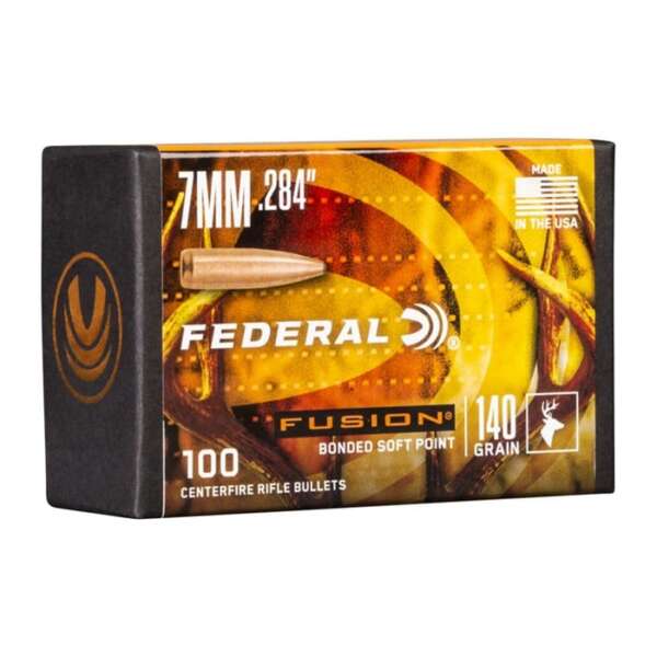 FEDERAL - FUSION COMPONENT 7MM (0.284') BULLETS