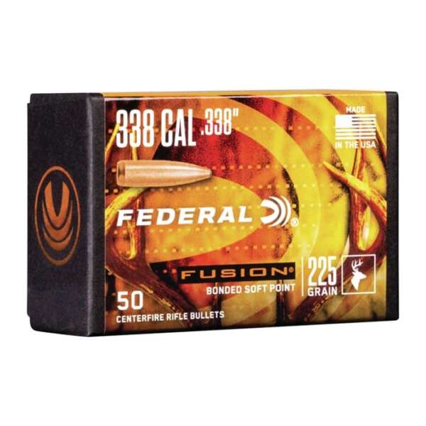 FEDERAL - FUSION COMPONENT 338 CALIBER (0.338') BULLETS