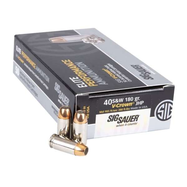 SIG SAUER, INC. - ELITE V-CROWN 40 S&W AMMO