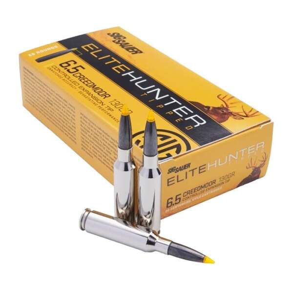 SIG SAUER, INC. - ELITE HUNTER TIPPED 6.5MM CREEDMOOR AMMO