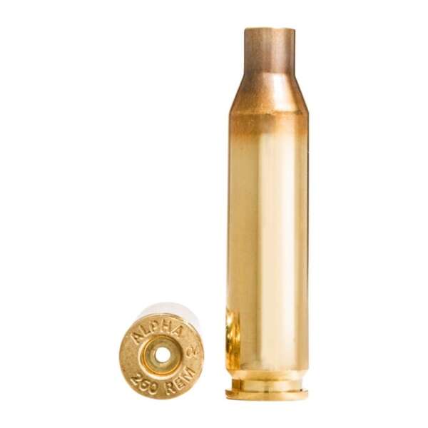 ALPHA MUNITIONS - 260 REMINGTON BRASS