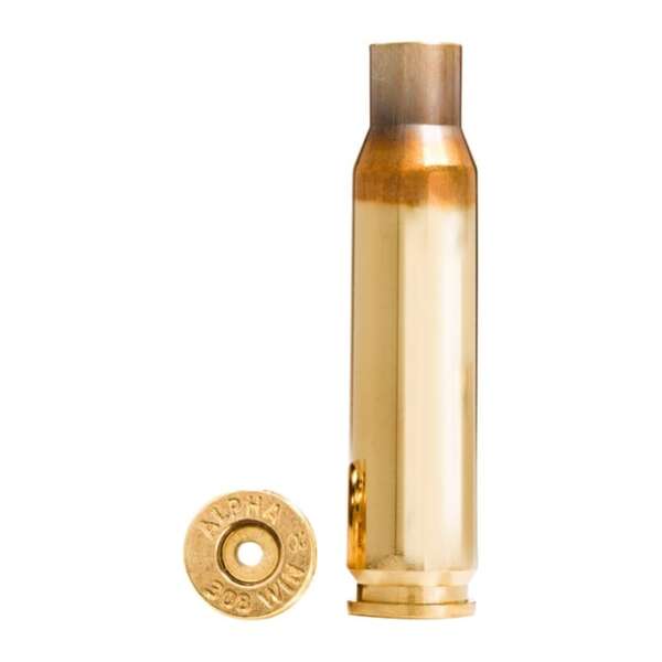 ALPHA MUNITIONS - 308 WINCHESTER BRASS