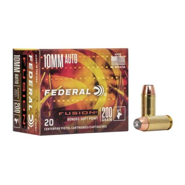 FEDERAL - FUSION HANDGUN 10MM AUTO HANDGUN AMMO