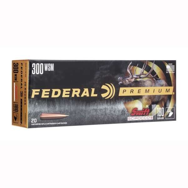 FEDERAL - SWIFT SCIROCCO II 300 WSM AMMO