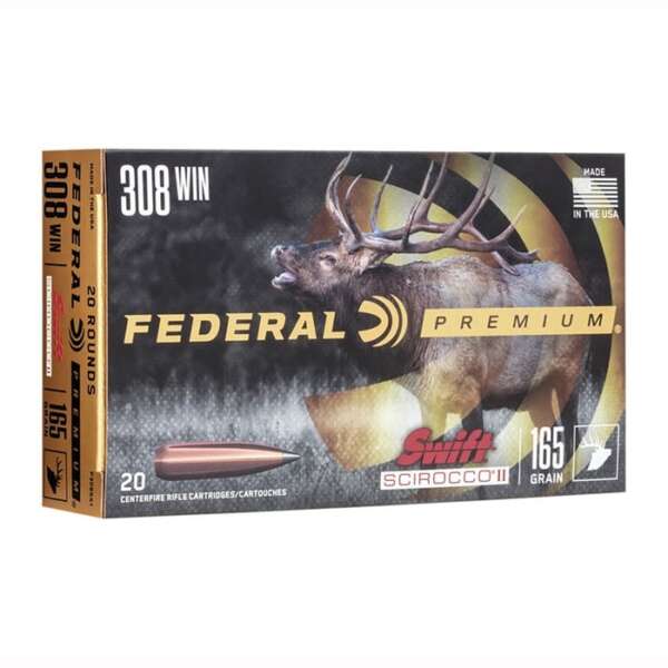 FEDERAL - SWIFT SCIROCCO II 308 WINCHESTER AMMO