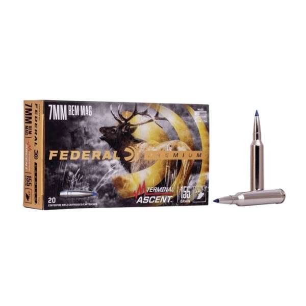 FEDERAL - TERMINAL ASCENT 7MM REMINGTON MAGNUM AMMO