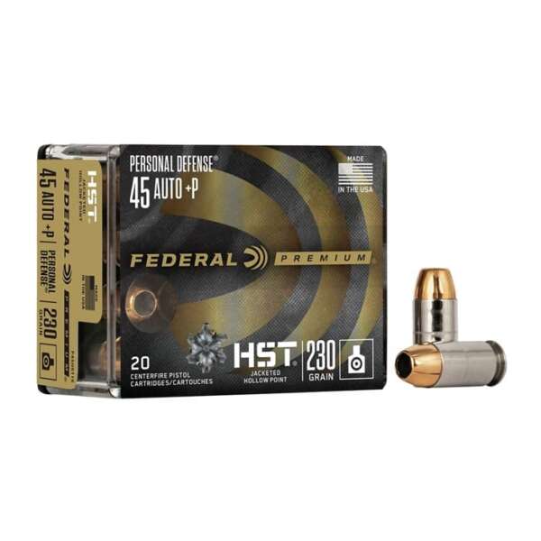 FEDERAL - PERSONAL DEFENSE 45 ACP +P HANDGUN AMMO