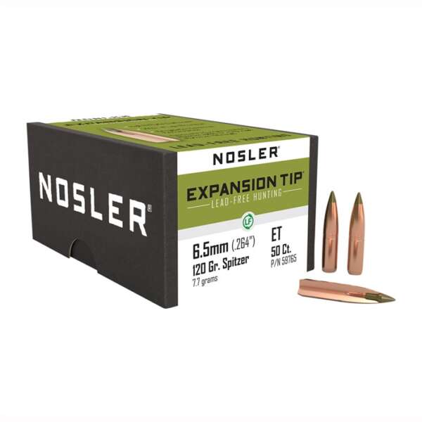 NOSLER, INC. - E-TIP 6.5MM (0.264') SPITZER BULLETS