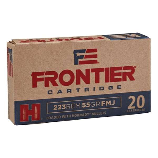 HORNADY - FRONTIER 223 REMINGTON RIFLE AMMO