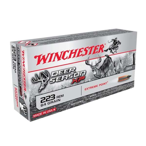 WINCHESTER - DEER SEASON XP 223 REMINGTON RIFLE AMMO