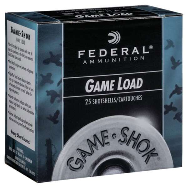 FEDERAL - GAME-SHOK AMMO 12 GAUGE 2-3/4" 1 OZ #6 SHOT