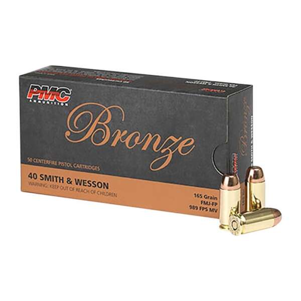 PMC AMMUNITION, INC. - BRONZE 40 S&W HANGUN