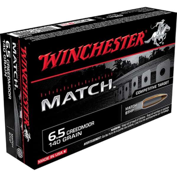 WINCHESTER - MATCH 6.5 CREEDMOOR RIFLE AMMO