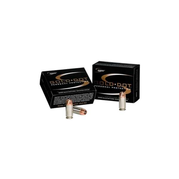 SPEER - GOLD DOT AMMO 9MM LUGER +P 124GR HOLLOW POINT