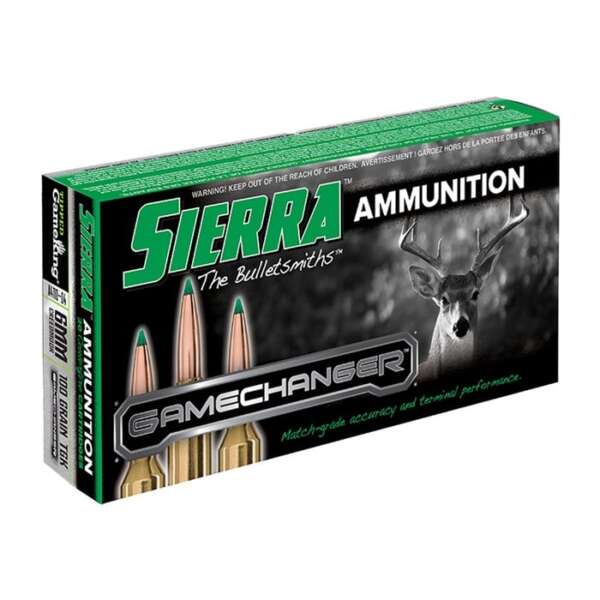 SIERRA BULLETS, INC. - GAMECHANGER 6MM CREEDMOOR AMMO