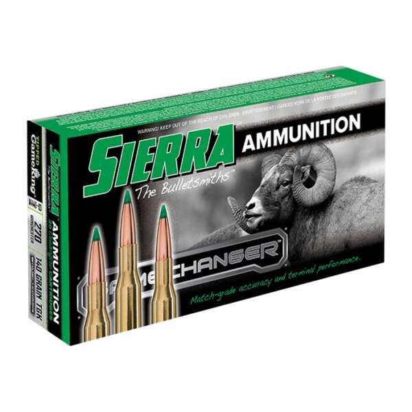 SIERRA BULLETS, INC. - GAMECHANGER 270 WINCHESTER AMMO