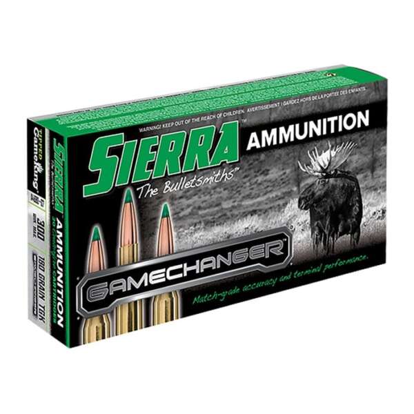 SIERRA BULLETS, INC. - GAMECHANGER 300 WINCHESTER MAGNUM AMMO